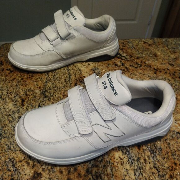 New Balance 813 White Men's Casual Hook and Loop Strap Sneakers MW813HWT Size 9 - Picture 4 of 12